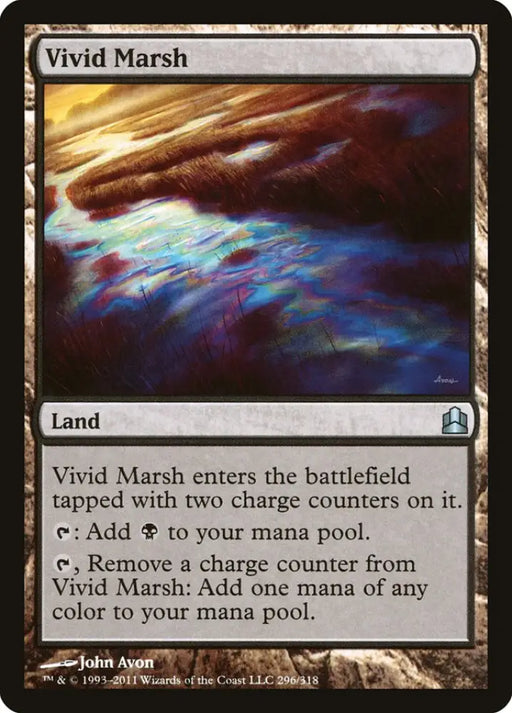 Vivid Marsh [Commander 2011] - MTG Single