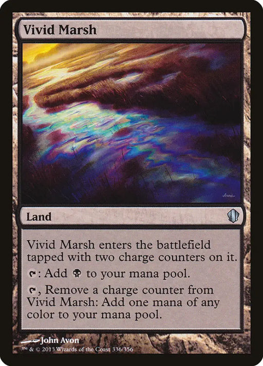 Vivid Marsh [Commander 2013] - MTG Single