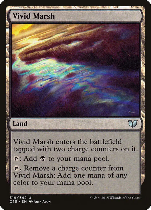 Vivid Marsh [Commander 2015] - MTG Single