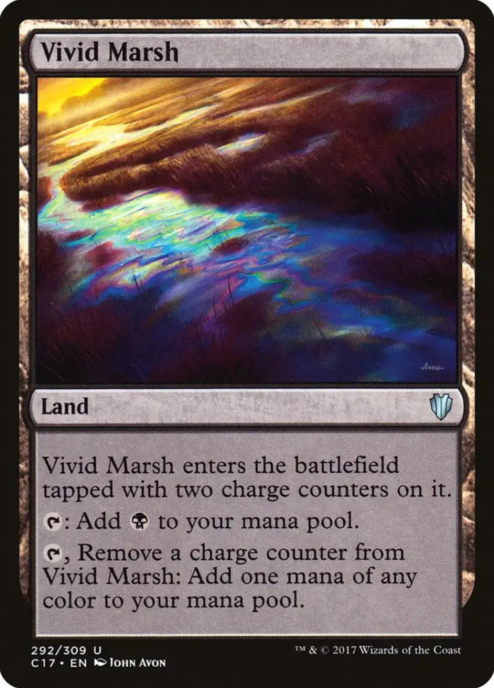 Vivid Marsh [Commander 2017] - MTG Single