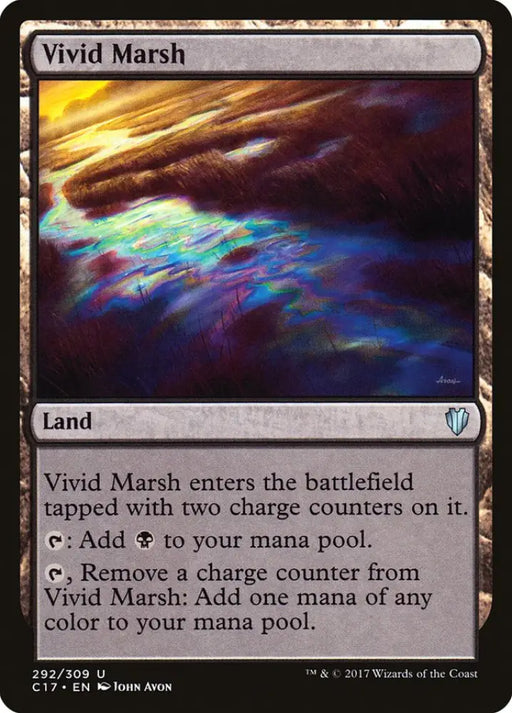 Vivid Marsh [Commander 2017] - MTG Single
