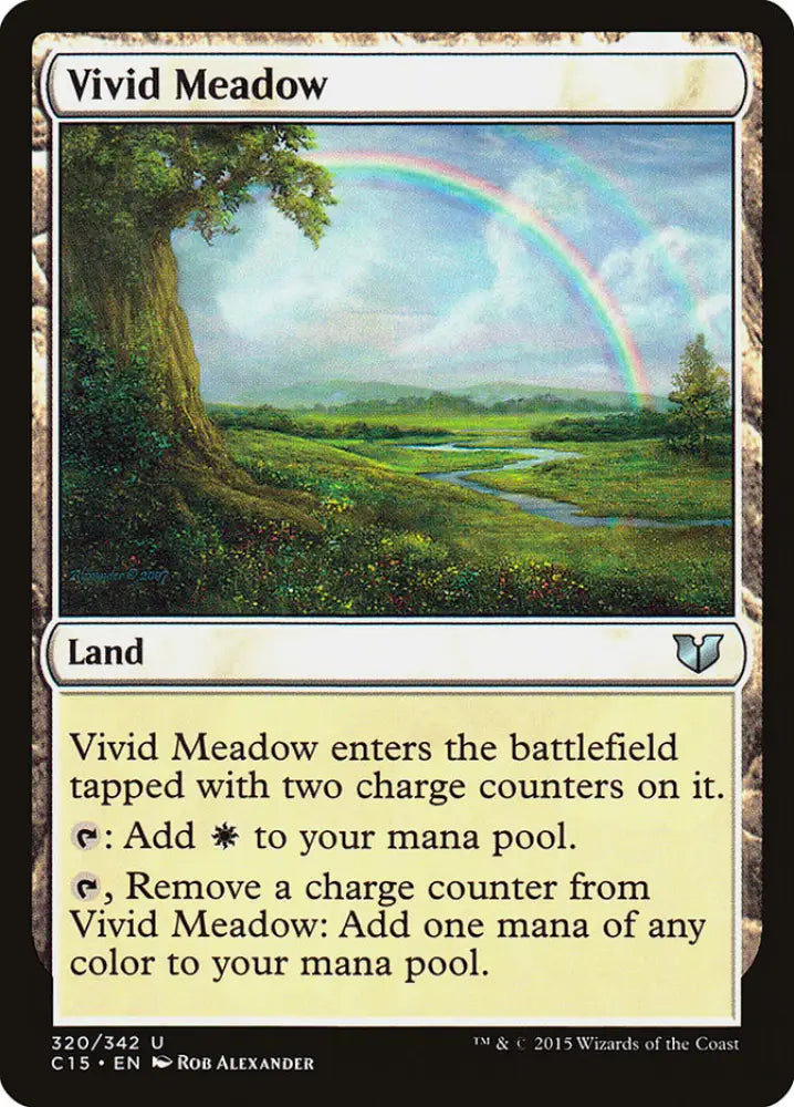 Vivid Meadow [Commander 2015] - MTG Single