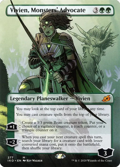 Vivien Monsters’ Advocate (Borderless) [Ikoria: Lair of Behemoths] - MTG Single