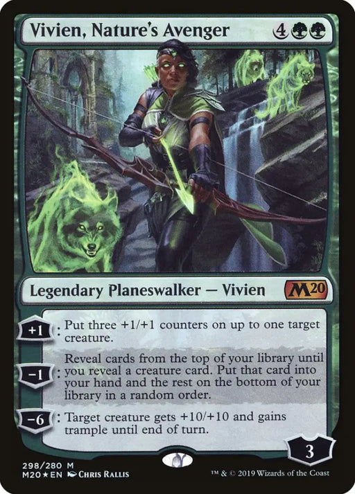 Vivien Nature’s Avenger [Core Set 2020] - MTG Single