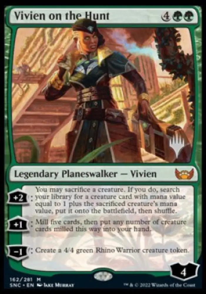 Vivien on the Hunt (Promo Pack) [Streets of New Capenna Promos] - MTG Single
