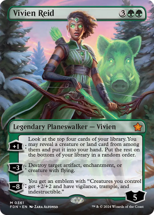Vivien Reid (Borderless) [Foundations] - MTG Single
