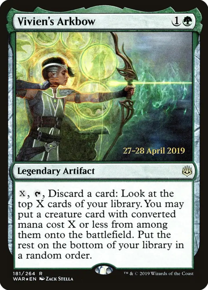 Vivien’s Arkbow [War of the Spark Prerelease Promos] - MTG Single