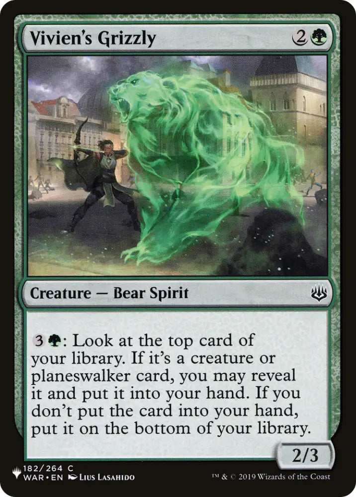 Vivien’s Grizzly [The List] - MTG Single