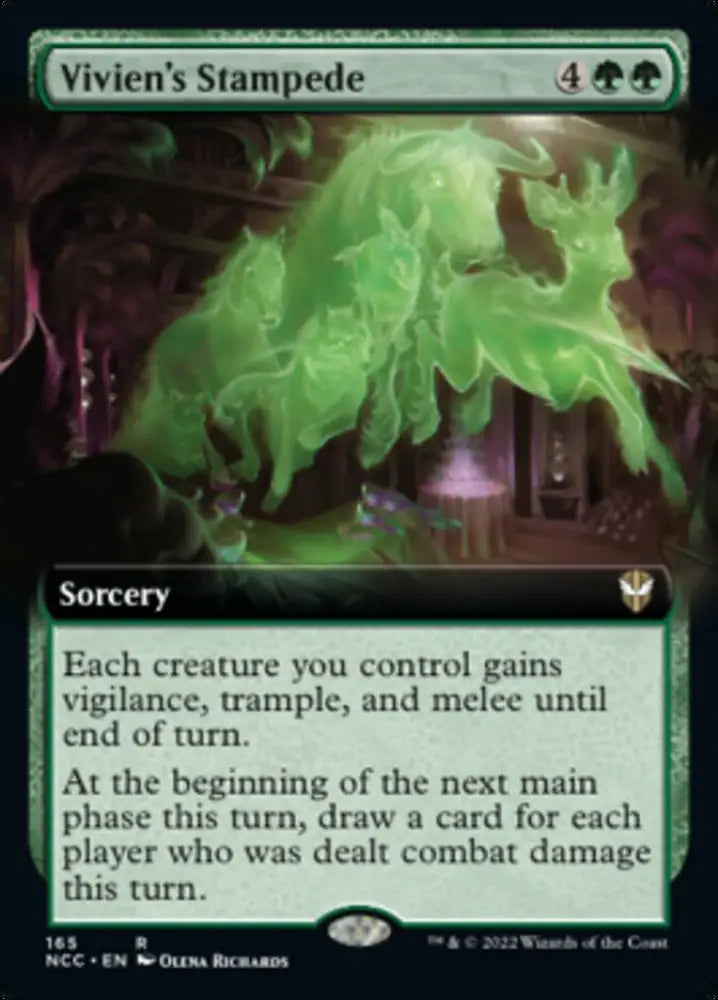 Vivien’s Stampede (Extended Art) [Streets of New Capenna Commander] - MTG Single