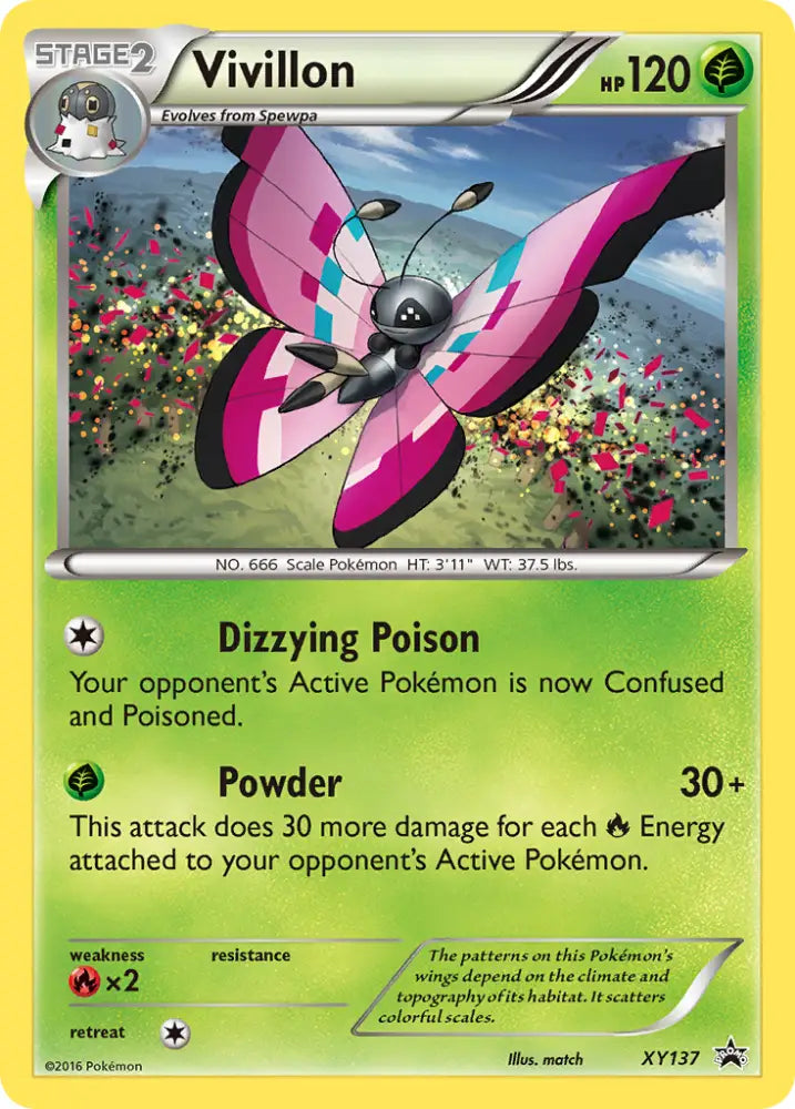 Vivillon (XY137) [XY: Black Star Promos] - Pokemon Single