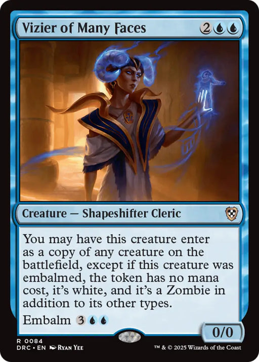 Vizier of Many Faces [Aetherdrift Commander] - MTG Single