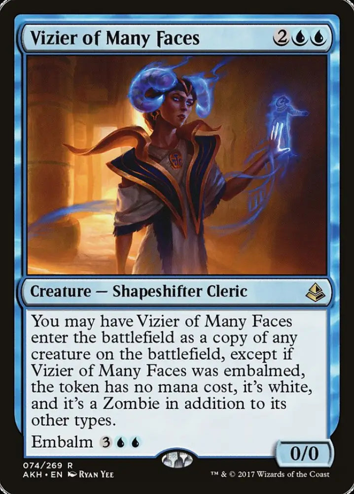 Vizier of Many Faces [Amonkhet] - MTG Single