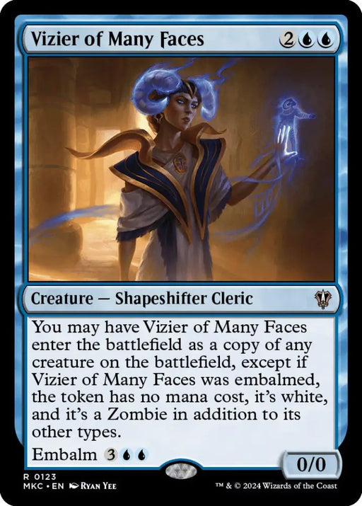 Vizier of Many Faces [Murders at Karlov Manor Commander] - MTG Single