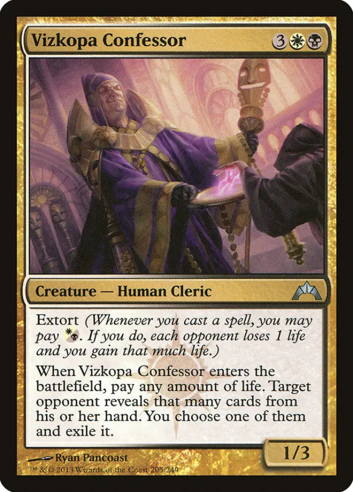 Vizkopa Confessor [Gatecrash] - MTG Single