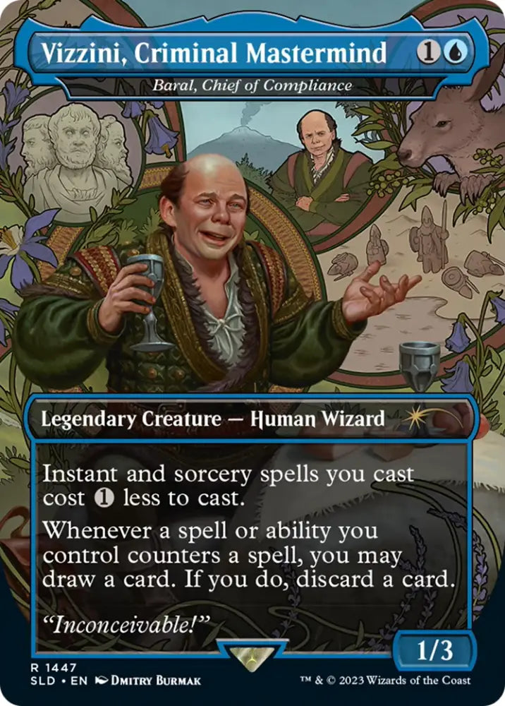 Vizzini Criminal Mastermind - Baral Chief of Compliance [Secret Lair Drop Series] - MTG Single