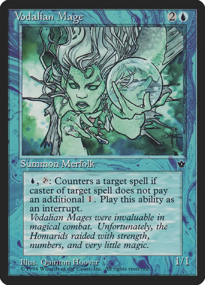 Vodalian Mage (Quinton Hoover) [Fallen Empires] - MTG Single