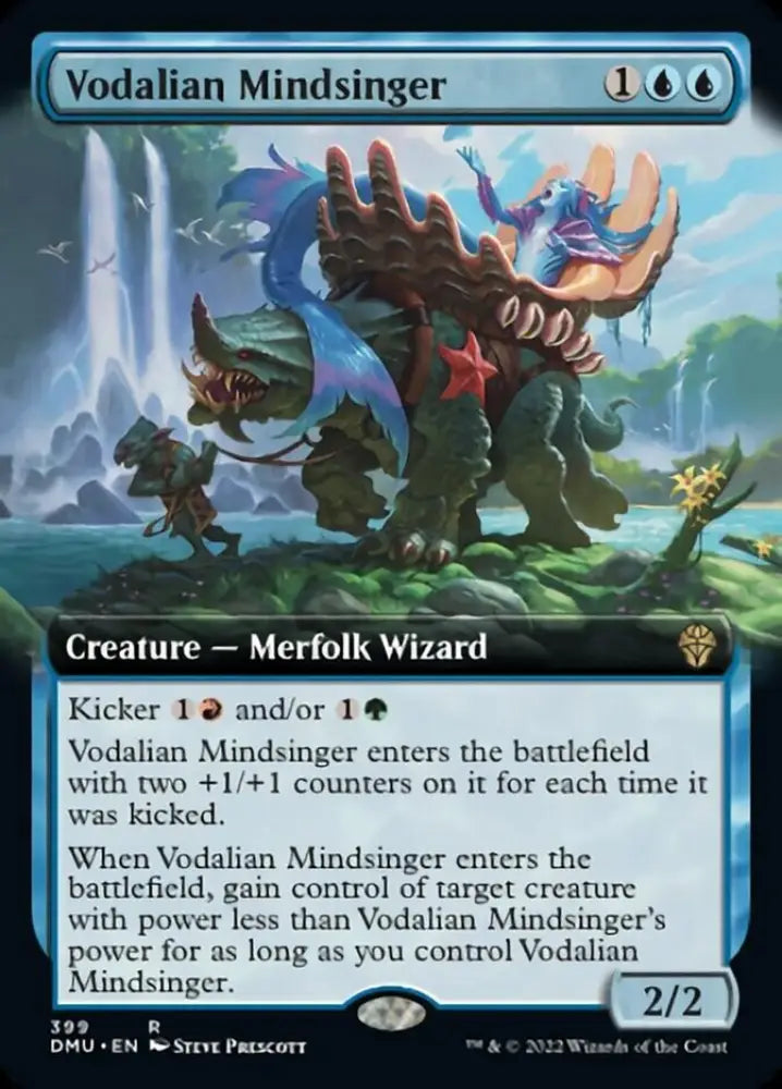Vodalian Mindsinger (Extended Art) [Dominaria United] - MTG Single
