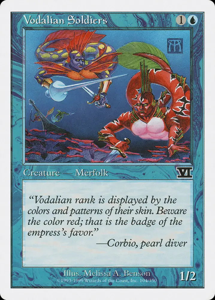 Vodalian Soldiers [Classic Sixth Edition] - MTG Single