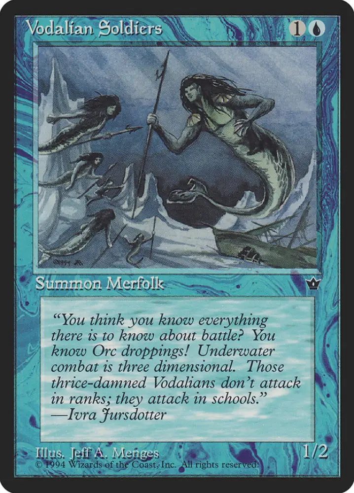 Vodalian Soldiers (Jeff A. Menges) [Fallen Empires] - MTG Single