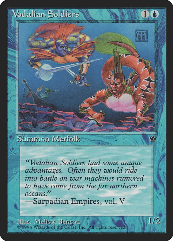 Vodalian Soldiers (Melissa A. Benson) [Fallen Empires] - MTG Single