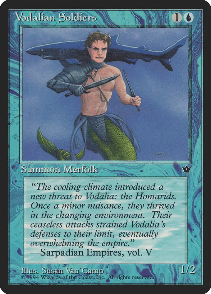 Vodalian Soldiers (Susan Van Camp) [Fallen Empires] - MTG Single