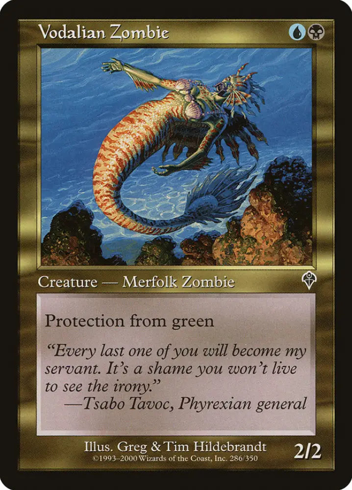Vodalian Zombie [Invasion] - MTG Single