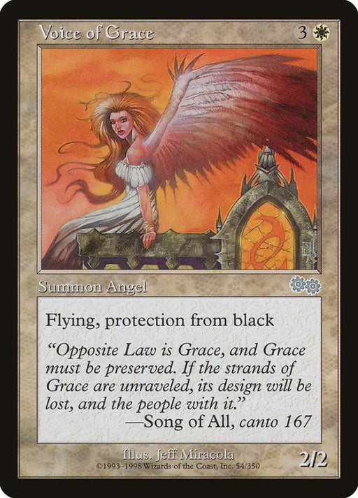 Voice of Grace [Urza’s Saga] - MTG Single