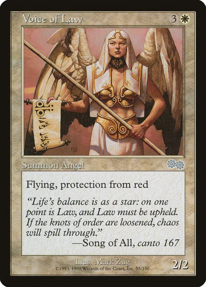 Voice of Law [Urza’s Saga] - MTG Single