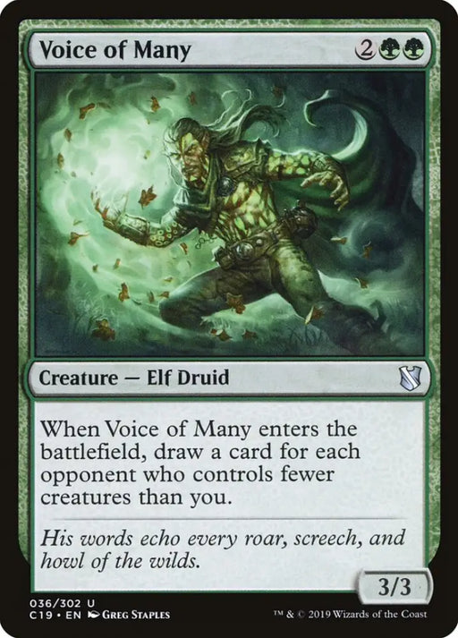 Voice of Many [Commander 2019] - MTG Single