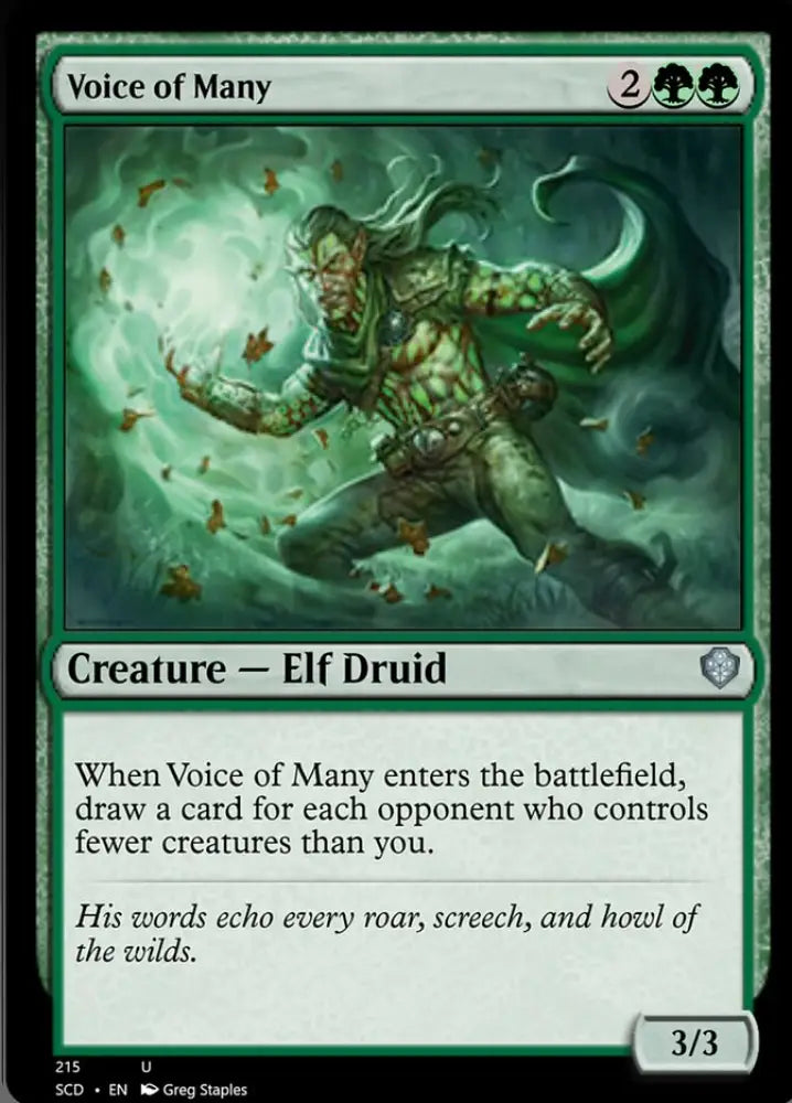 Voice of Many [Starter Commander Decks] - MTG Single