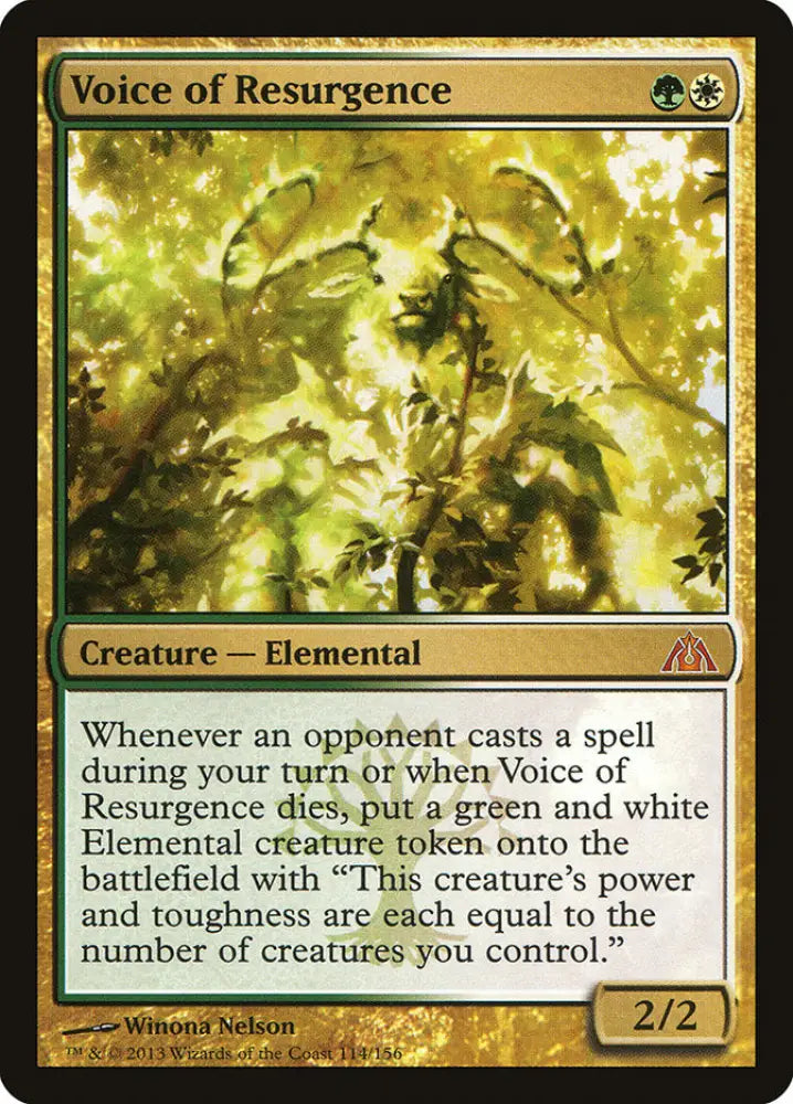 Voice of Resurgence [Dragon’s Maze] - MTG Single