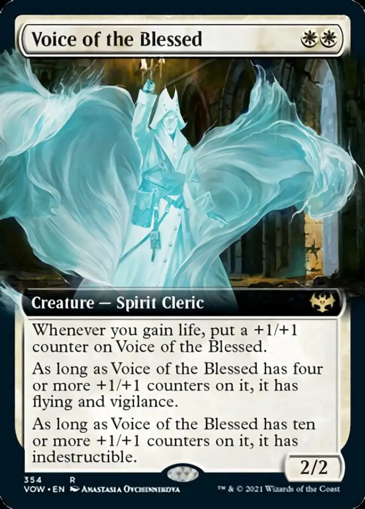 Voice of the Blessed (Extended Art) [Innistrad: Crimson Vow] - MTG Single