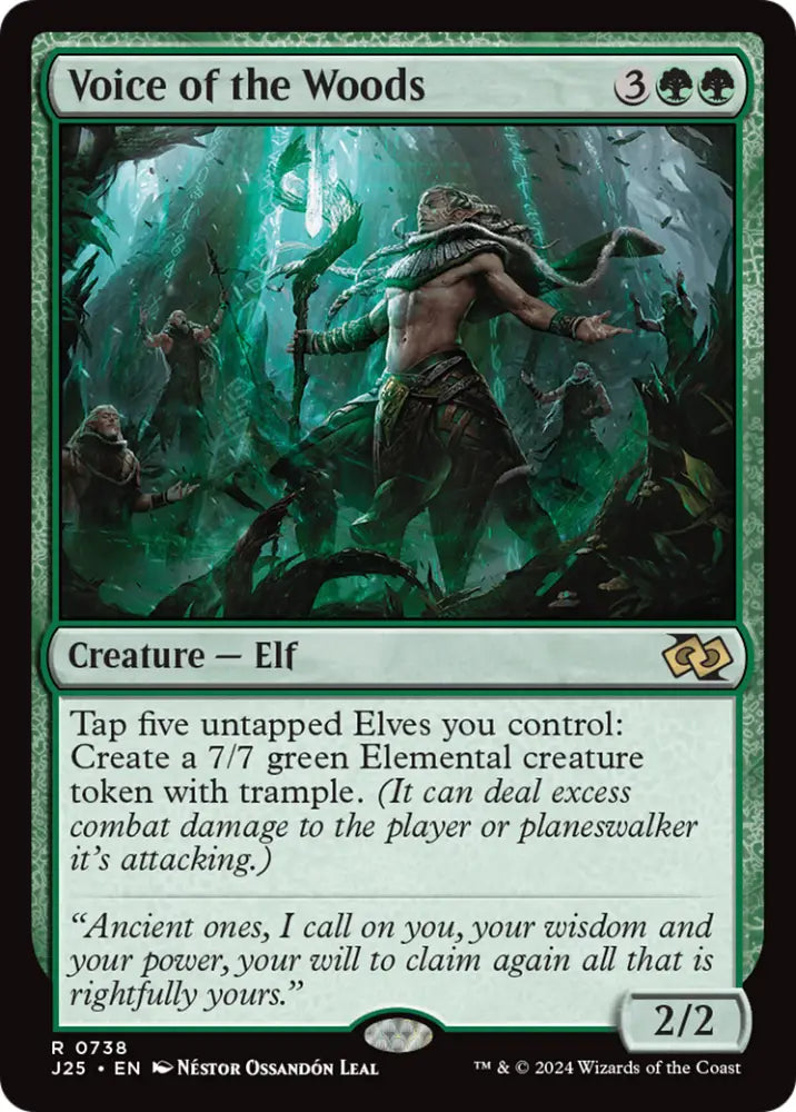 Voice of the Woods [Foundations Jumpstart] - MTG Single