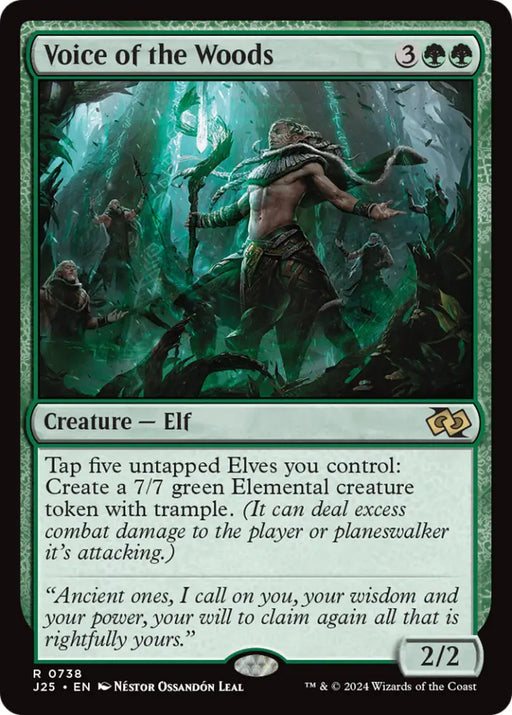 Voice of the Woods [Foundations Jumpstart] - MTG Single