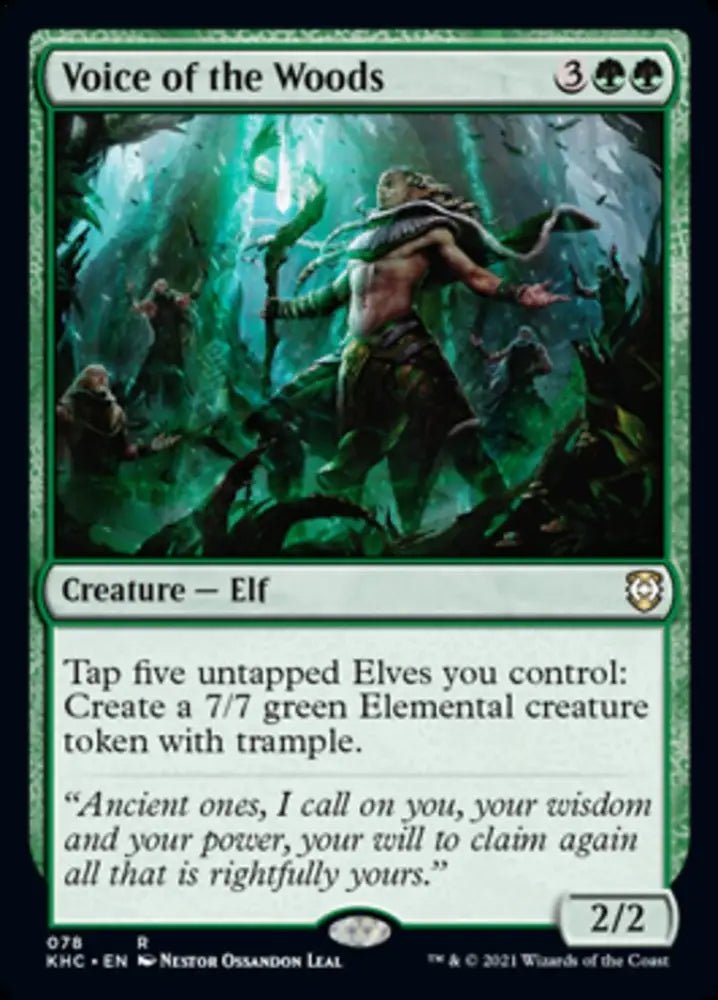 Voice of the Woods [Kaldheim Commander] - MTG Single