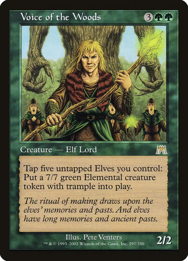 Voice of the Woods [Onslaught] - MTG Single
