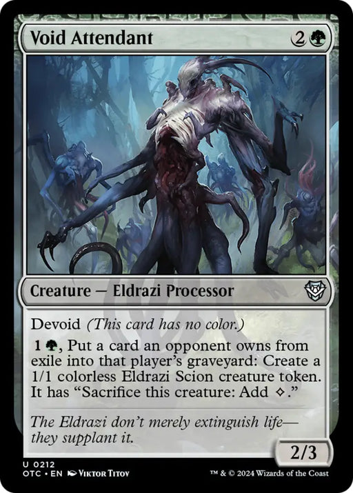 Void Attendant [Outlaws of Thunder Junction Commander] - MTG Single