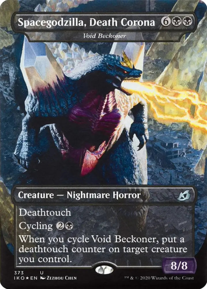 Void Beckoner - Spacegodzilla Death Corona (Godzilla Series) [Ikoria: Lair of Behemoths] - MTG Single