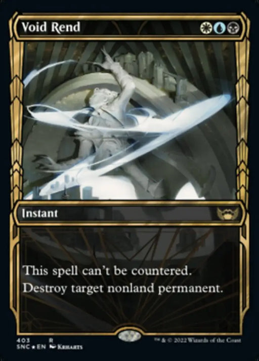 Void Rend (Showcase Golden Age Gilded Foil) [Streets of New Capenna] - MTG Single