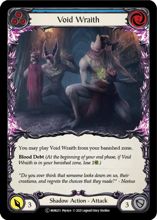 Void Wraith (Blue) [Monarch Unlimited] Unlimited Normal - Flesh And Blood Single