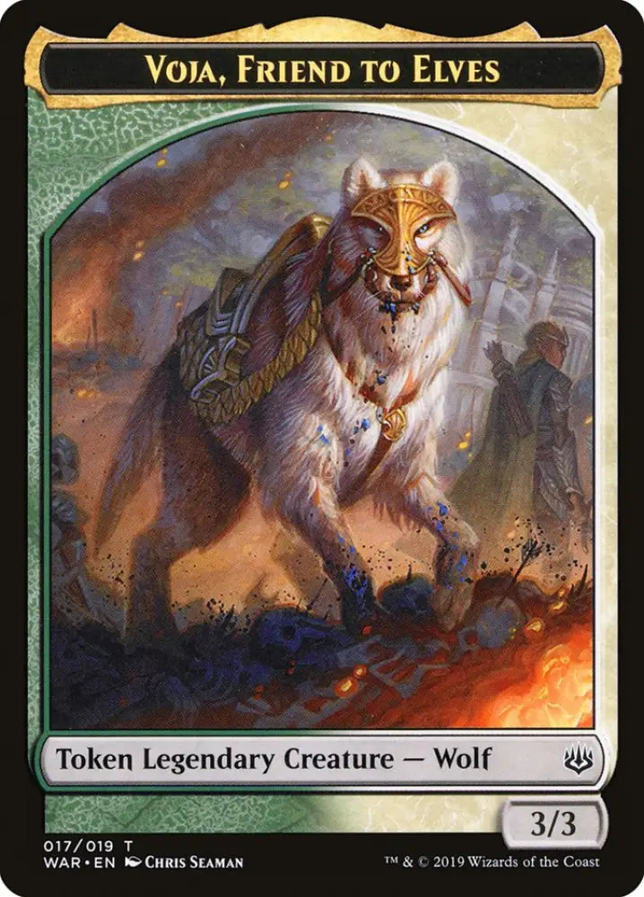 Voja Friend to Elves Token [War of the Spark Tokens] - MTG Single