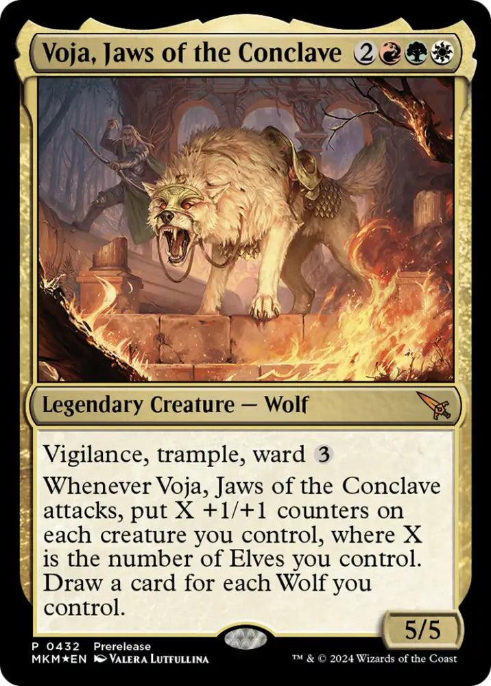 Voja Jaws of the Conclave [Murders at Karlov Manor Prerelease Promos] - MTG Single