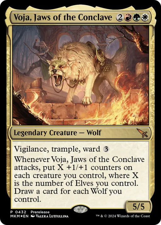 Voja Jaws of the Conclave [Murders at Karlov Manor Prerelease Promos] - MTG Single