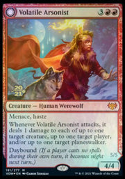 Volatile Arsonist // Dire-Strain Anarchist [Innistrad: Crimson Vow Prerelease Promos] - MTG Single