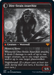 Volatile Arsonist // Dire-Strain Anarchist [Innistrad: Double Feature] - MTG Single
