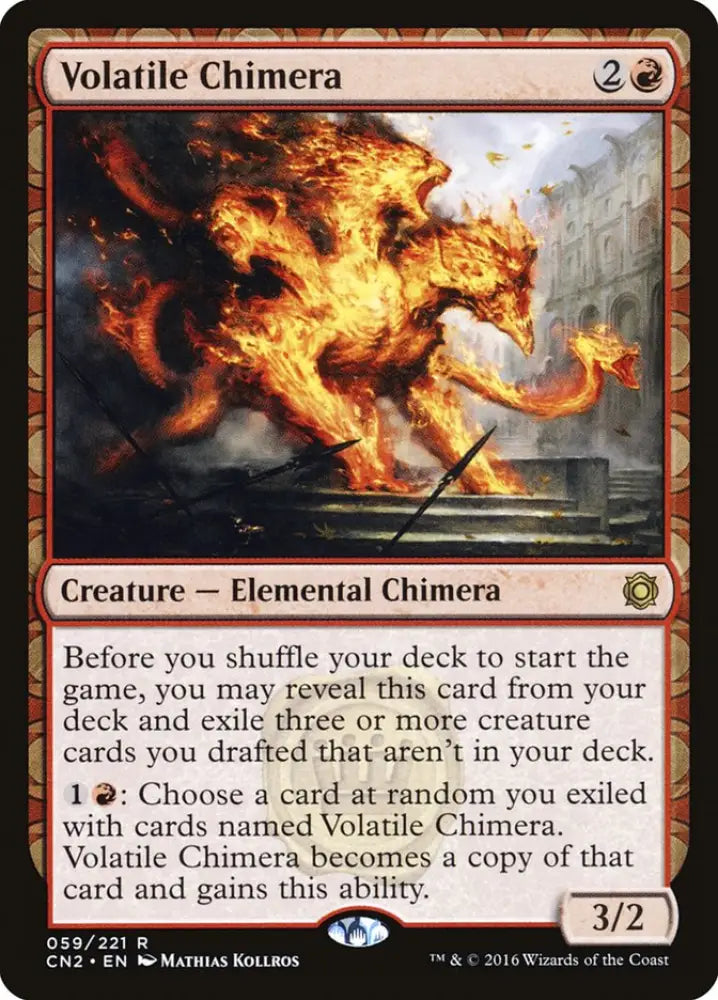 Volatile Chimera [Conspiracy: Take the Crown] - MTG Single
