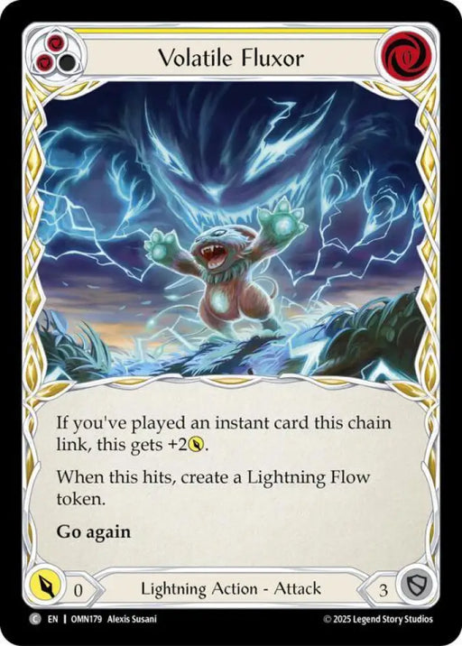 Volatile Fluxor (Yellow) (OMN179) [Omens of the Third Age]