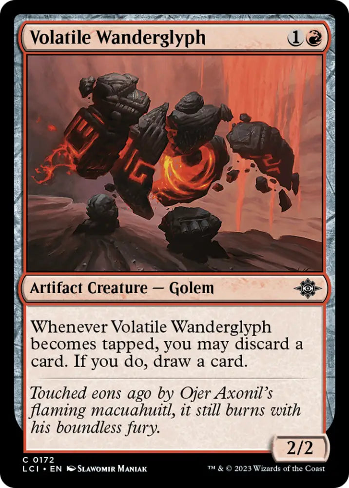 Volatile Wanderglyph [The Lost Caverns of Ixalan] - MTG Single