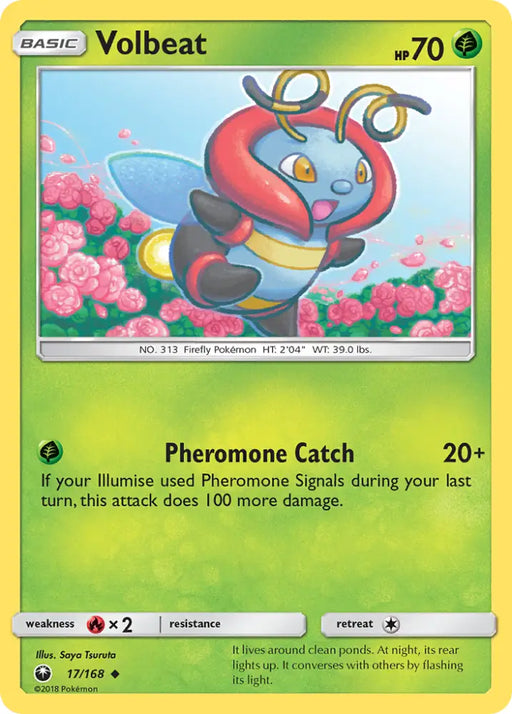 Volbeat (17/168) [Sun & Moon: Celestial Storm] - Pokemon Single
