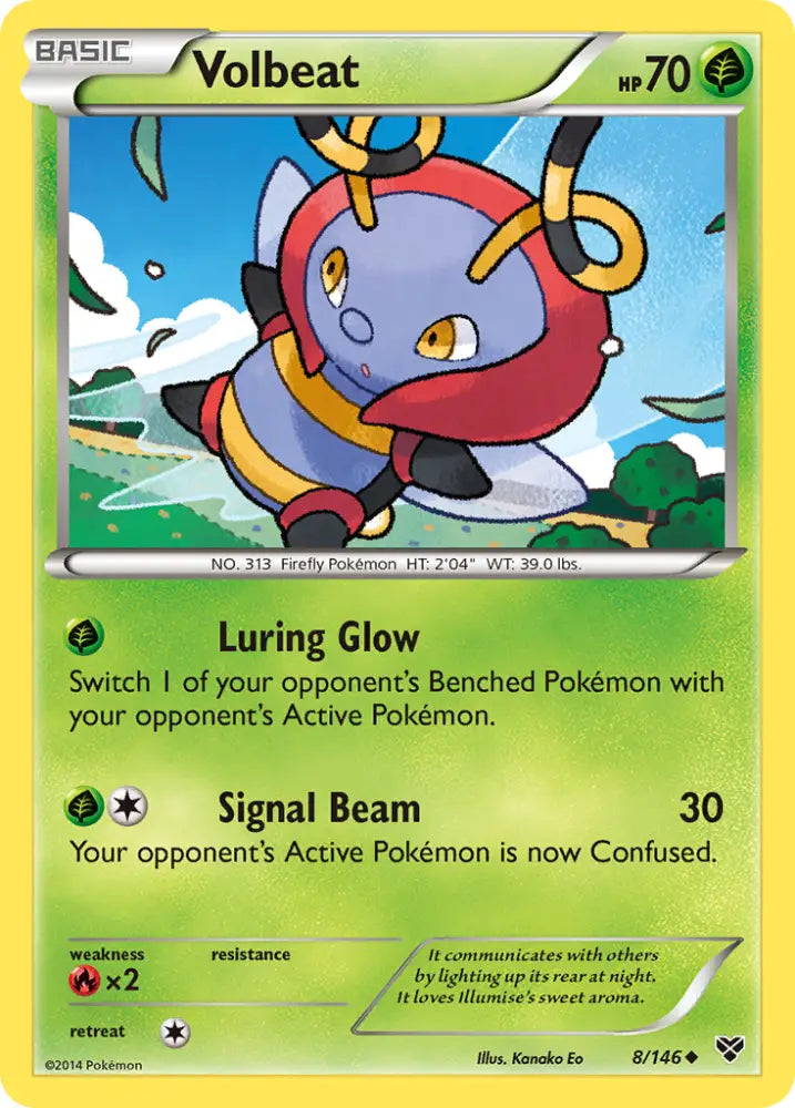 Volbeat (8/146) [XY: Base Set] - Pokemon Single